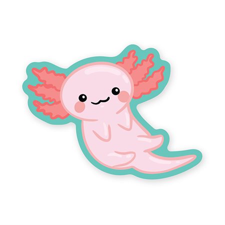 AUTOCOLL. VINYLE AXOLOTL