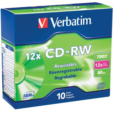 12x rewritable CD-Rom