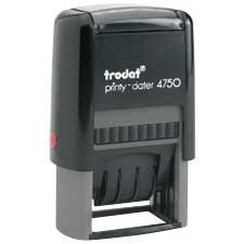 Printy Dater 4750 Self-Inking Date Stamp PAYÉ LE