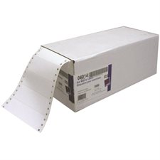 Étiquettes d'adresse blanches en continu 4 x 1-15/16”