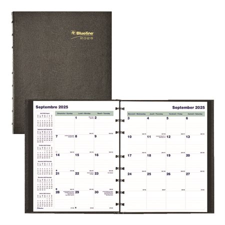 Agenda mensuel MiracleBind™ (2026) Couverture rigide CoilPro 9-1 / 4 x 7-1 / 4 po