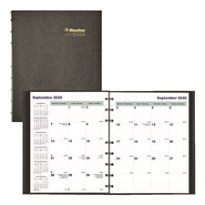 Agenda mensuel MiracleBind™ (2026) Couverture rigide CoilPro 9-1/4 x 7-1/4 po