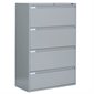 Fileworks® 9300 Plus Lateral Filing Cabinets 4 drawers grey