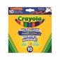 Marqueurs lavables Ultra-Clean Pointe Large couleurs vives - boîte de 10