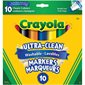 Ultra-Clean Washable Markers Broad line classic colours - box of 10