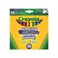 Marqueurs lavables Ultra-Clean Pointe Large couleurs classiques - boîte de 10