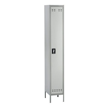 Locker Single tier locker grey