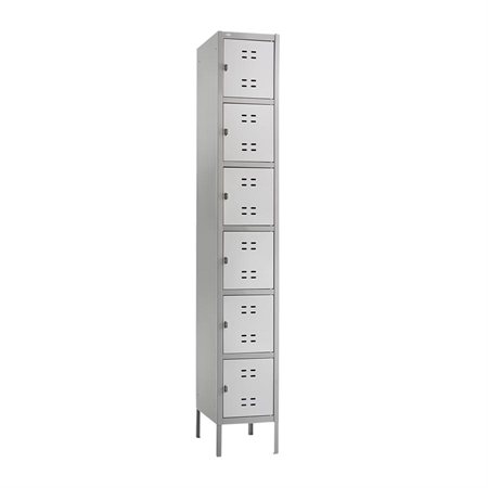 Locker Six tier locker grey