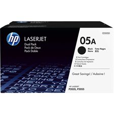 HP 05A Toner Cartridge Value Pack (2)