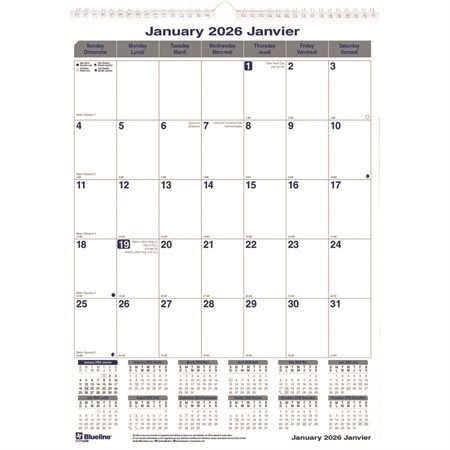Calendrier mural Net Zero Carbon™ (2025)