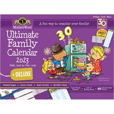 Calendrier familial de frigo MotherWord® (2024-2025) anglais