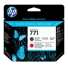 Têtes d'impression HP 771 noir mat/rouge