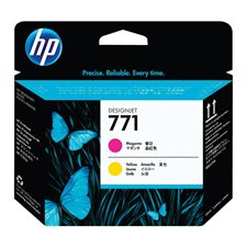 Têtes d'impression HP 771 magenta/jaune