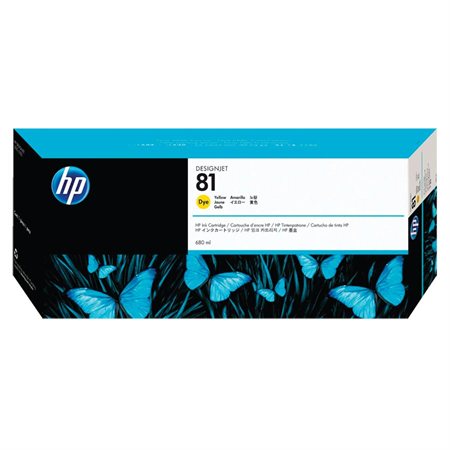 HP 81 High Yield Ink Jet Cartridge yellow