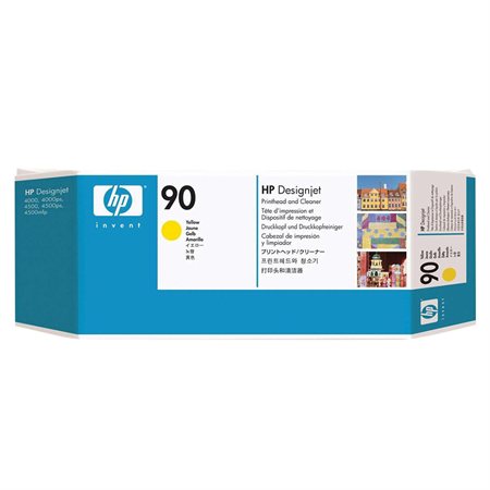 Têtes d'impression HP 90 jaune