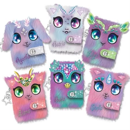 MINI CARNET PORTE CLES EN PELUCHE
