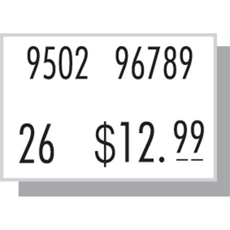 210 Labelling Gun Labels Permanent white