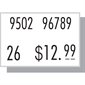 210 Labelling Gun Labels Permanent white