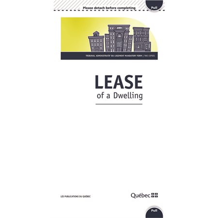 Residential Lease Form English