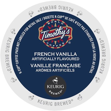 Dosette K-Cup Timothy's vanille française