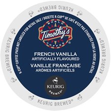 Dosette K-Cup Timothy's vanille française