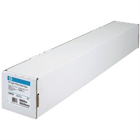 Papier grand format Papier jet d'encre extra blanc 24 po x 150 pi, 24 lb