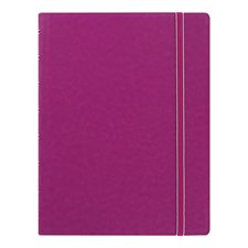 Filofax® Refillable Notebook Desk size, 9-1/4 x 7-1/4" fuschia