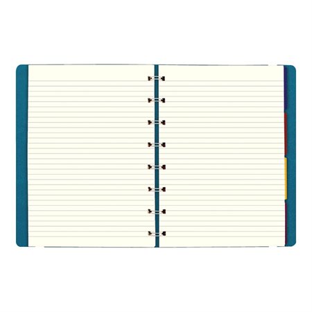 Filofax® Refillable Notebook A5, 8-1 / 4 x 5-3 / 4" aqua