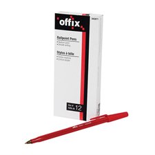 Offix® Ballpoint Pens red