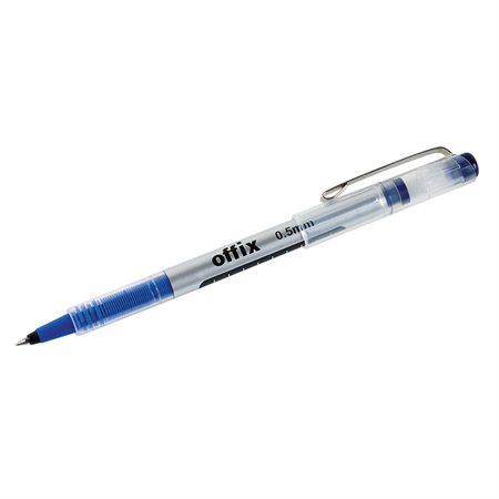 Stylo à bille roulante Offix® 0,5 mm bleu