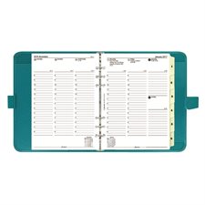 Saffiano A5 Organizer (2019) aquamarine