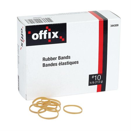 Offix® Elastic Rubber Bands 1 / 16" x 1-1 / 4" #10