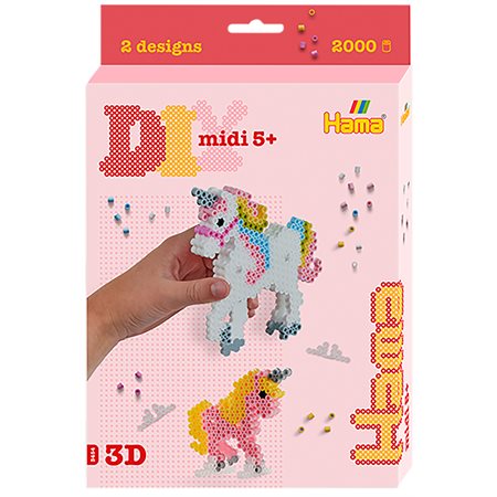 PERLES A REPASSER LICORNE 3D