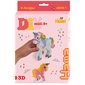 PERLES A REPASSER LICORNE 3D