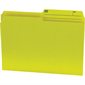 Chemises couleurs réversibles Format lettre jaune