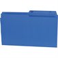 Reversible Coloured File Folders Legal size blue