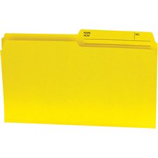 Reversible Coloured File Folders Legal size yellow