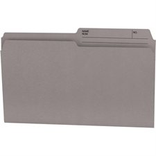 Reversible Coloured File Folders Legal size grey