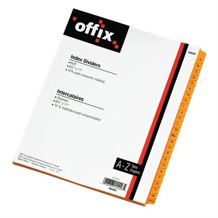 Intercalaires chamois Offix® A-Z