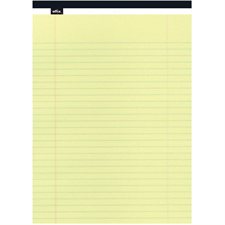 Bloc de papier Offix® Junior (5 x 8-3/4 po) ligné 1/4'', jaune