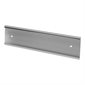 Name Plate Holder Wall, 2 x 8" silver