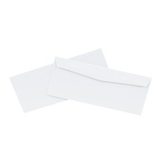 Enveloppe blanche standard Sans fenêtre. #10, 4-1/8 x 9-1/2 po. (bte 500)