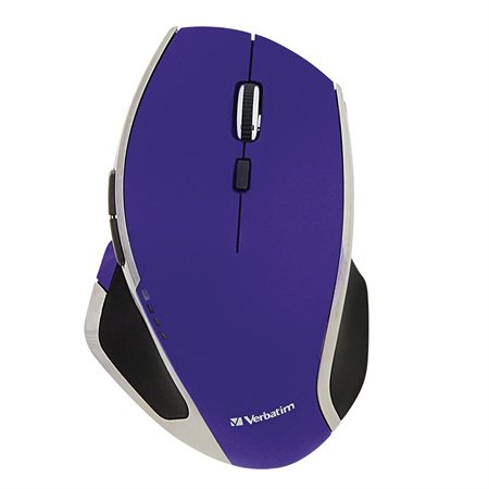 Souris sans fil Deluxe à 8 boutons violet