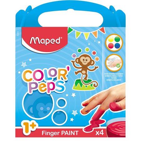 Ma première peinture au doigt - 4 couleurs