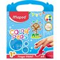 My first finger paint - 4 colors