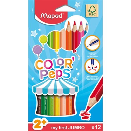 Color’Peps Jumbo Colored Pencils