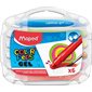Crayons gel aquarellables - 6 couleurs 