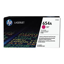 Cartouche de toner HP 654A magenta