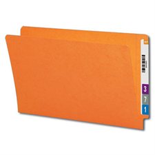 End Tab File Folder Legal size orange