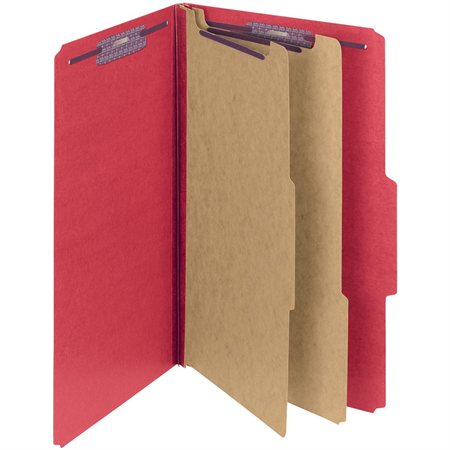 Coloured Pressboard Classification Folder red